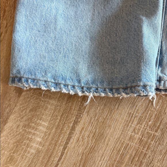 Agolde Light Blue Straight Jeans - Picture 4 of 6